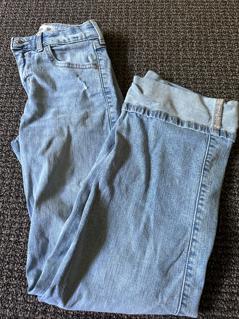 Abercrombie kids high rise wide leg jeans